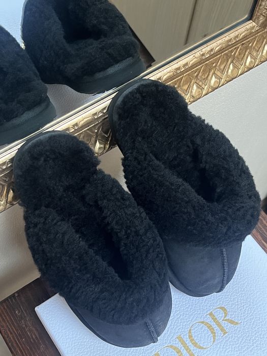 Papuci de casă, piele naturală și blană (lână), Bullboxer