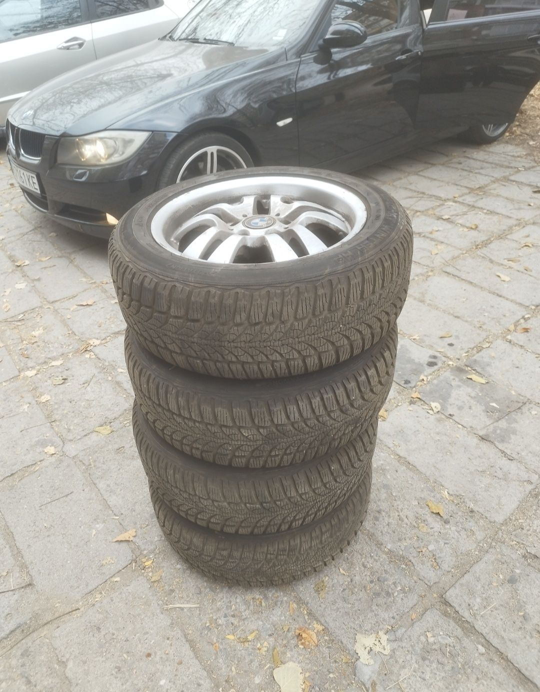 Джанти със зимни гуми за БМВ е90 16-ки