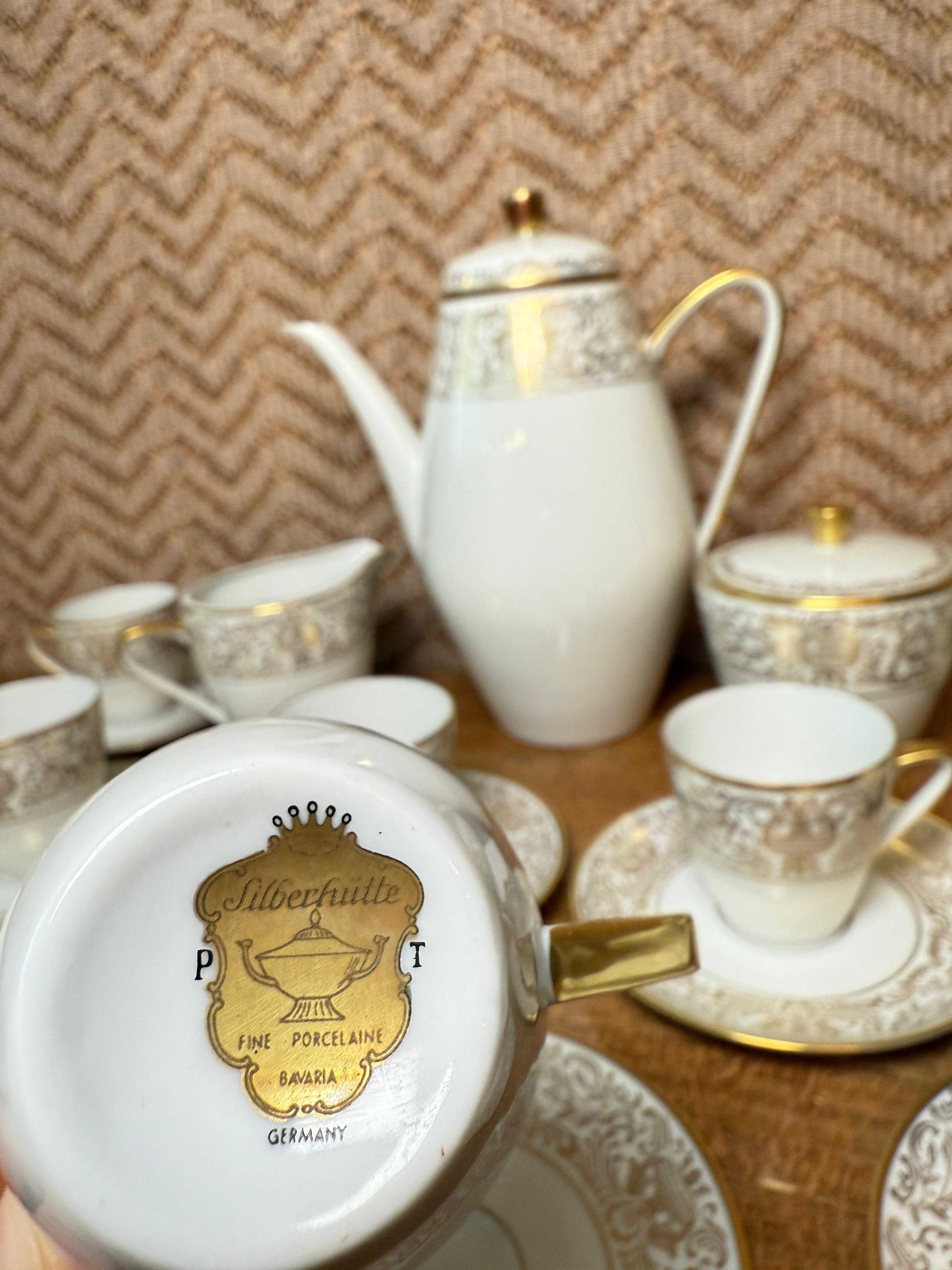 Set ceai și cafea din porțelan fin Bavaria
