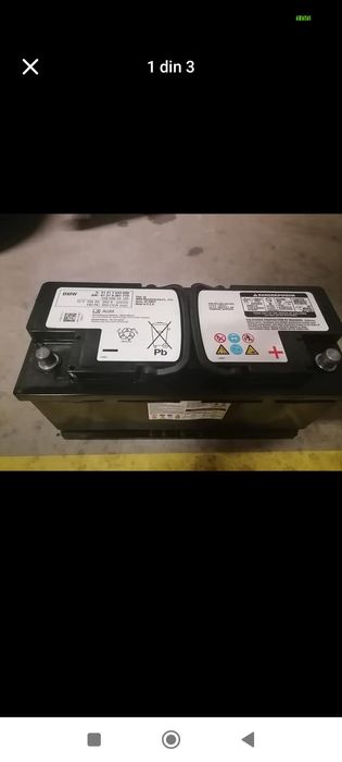 Baterie auto BMW 105 amperi Agm Start Stop import Germania