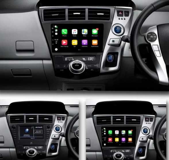 9-инчова мултимедия за Toyota Prius XW30 (2012–2015)камера CarPlay GPS