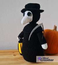 Plague Doctor Halloween - Jucarie crosetata