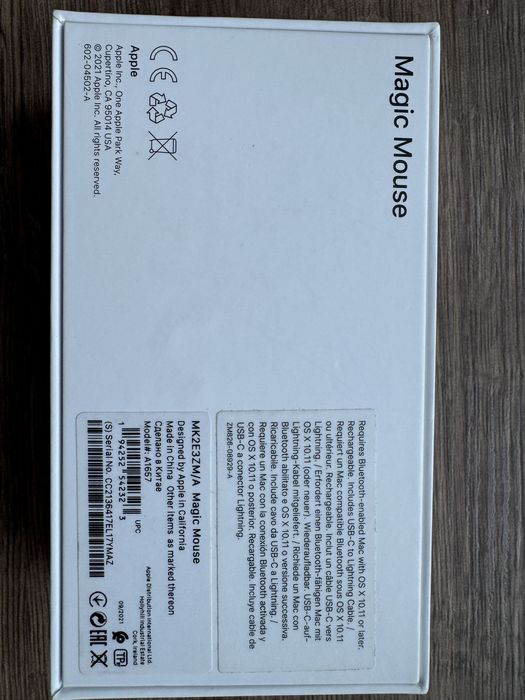 Мышь Magic Mouse