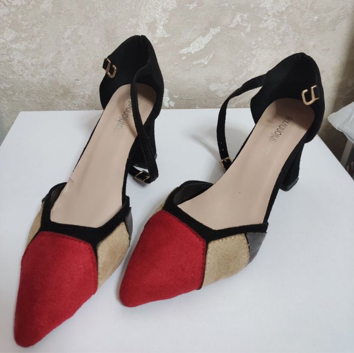 Замшевые туфельки