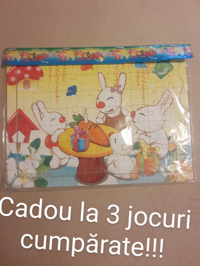 Jocuri și puzzle diverse 4-8 ani