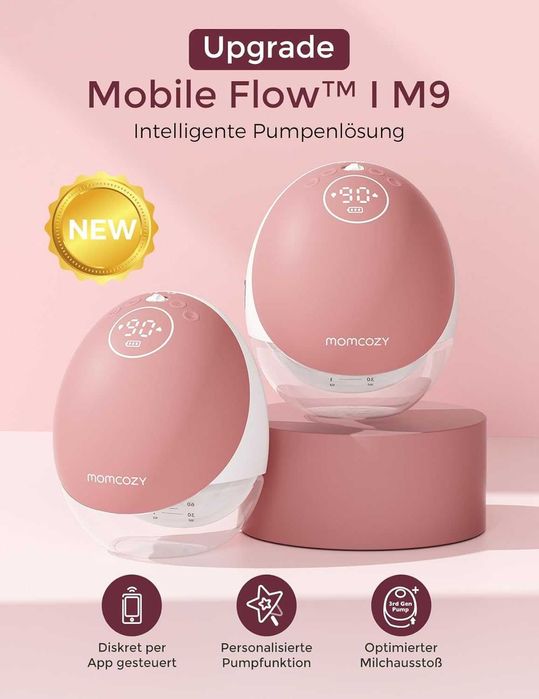 Помпа за кърма Momcozy Hands-Free Mobile Flow | M9 Upgrade