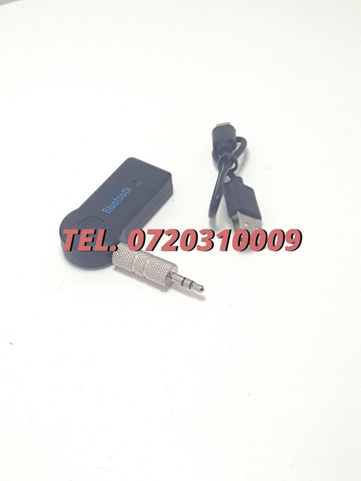 Promotie Adaptor Auxiliar Bluetooth Pentru Muzica Cu Mufa Jack Si Cab