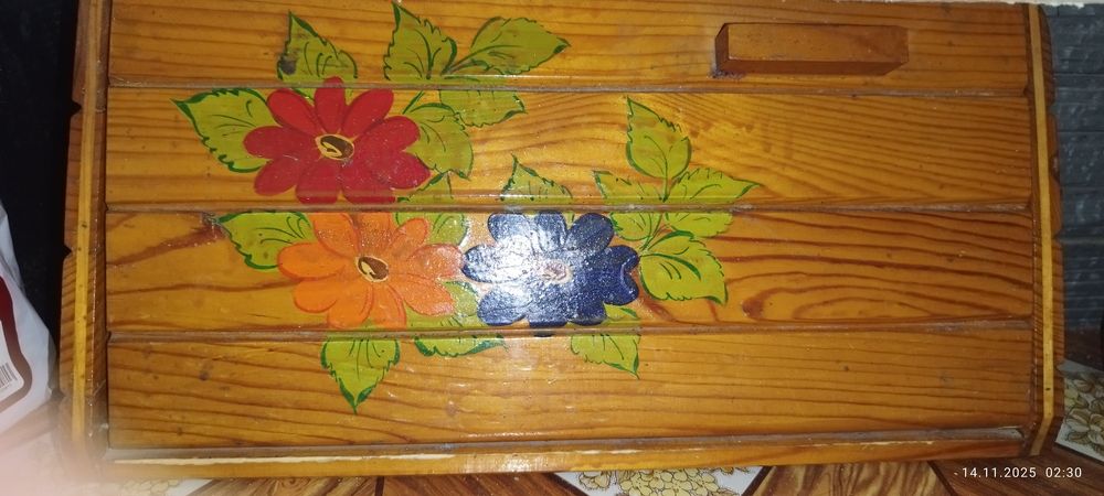 Хлебница деревянная СССР