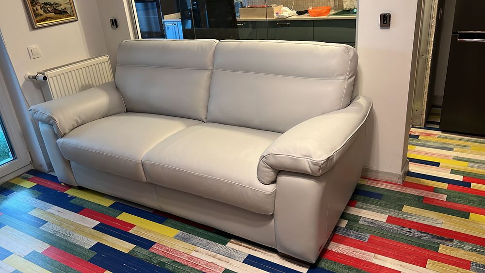 Rovere Canapea piele naturala 3 locuri Natuzzi Editions