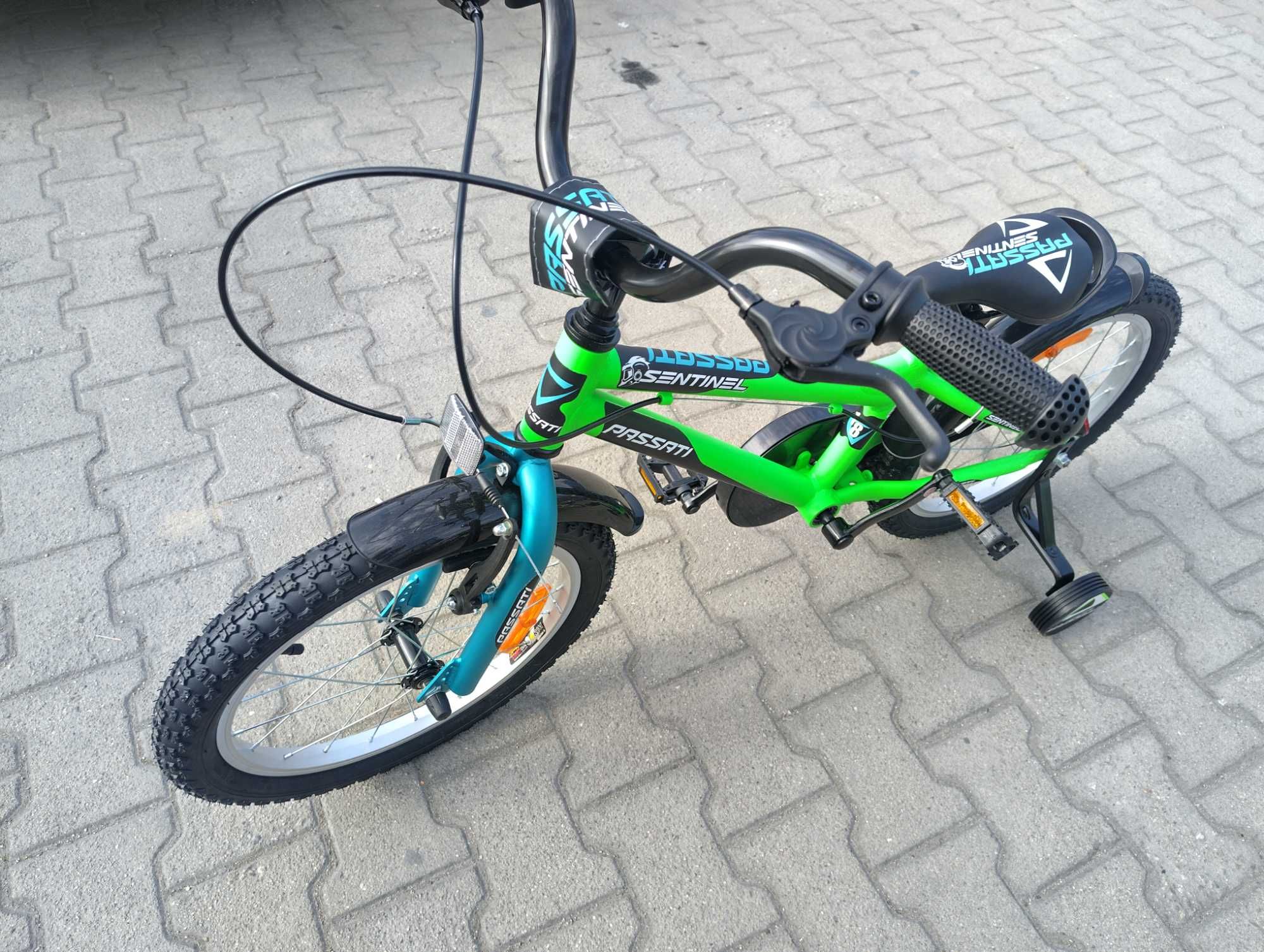 PASSATI Алуминиево детско колело 18" SENTINEL зелен