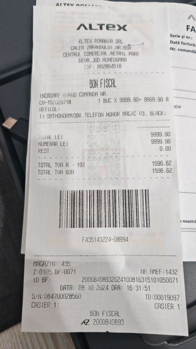 Vând Honor magic v3