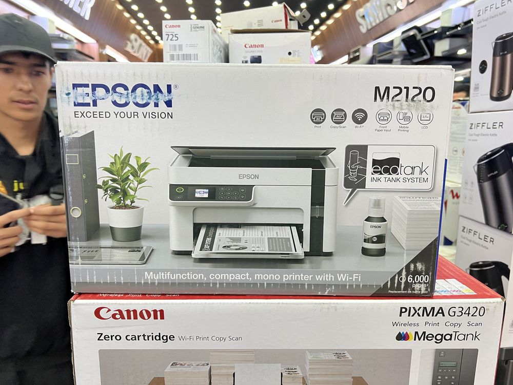 Принтер Epson M2120  ( 3 в 1 ) + Wi-Fi
