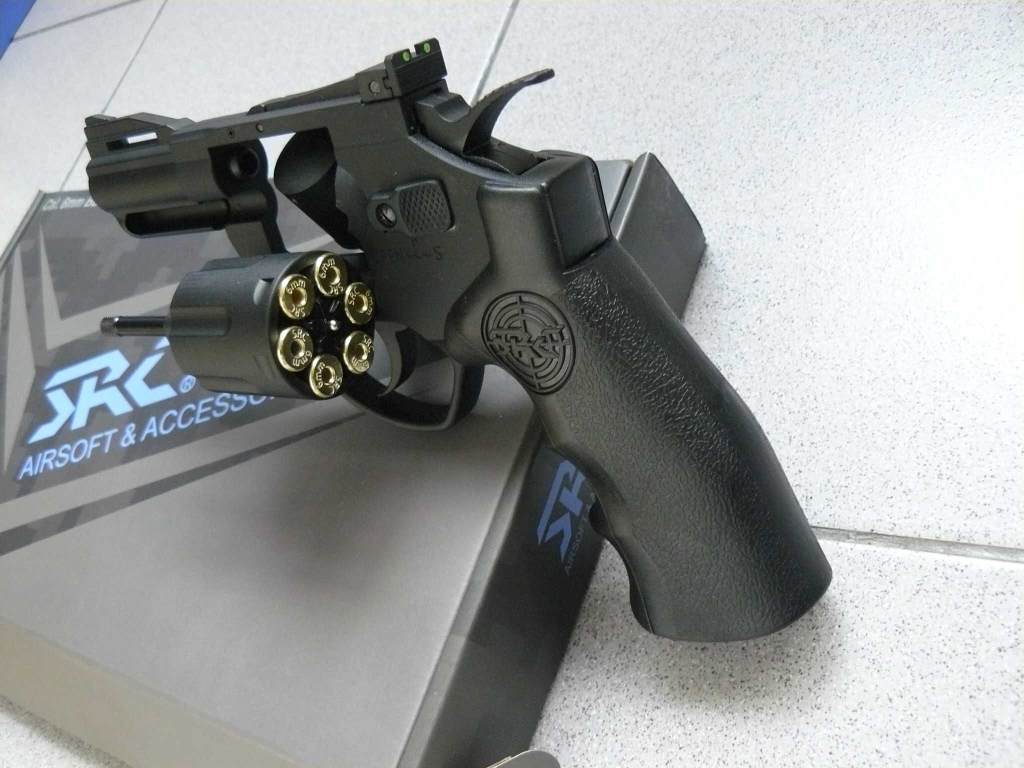 Pistol/Revolver Airsoft TITAN 2.5’ Dan Wesson SRC CO2 Nou In Cutie