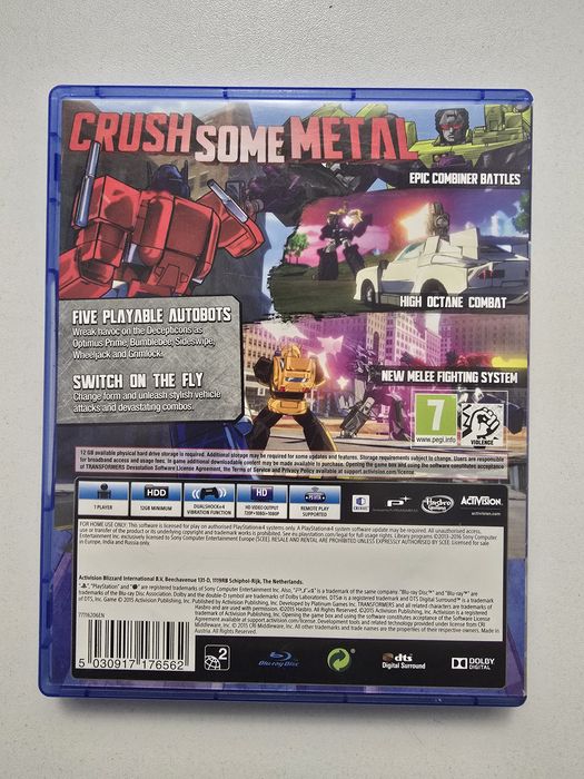 Transformers Devastation PS4