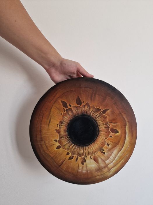 Tablou in ulei iris si pupila