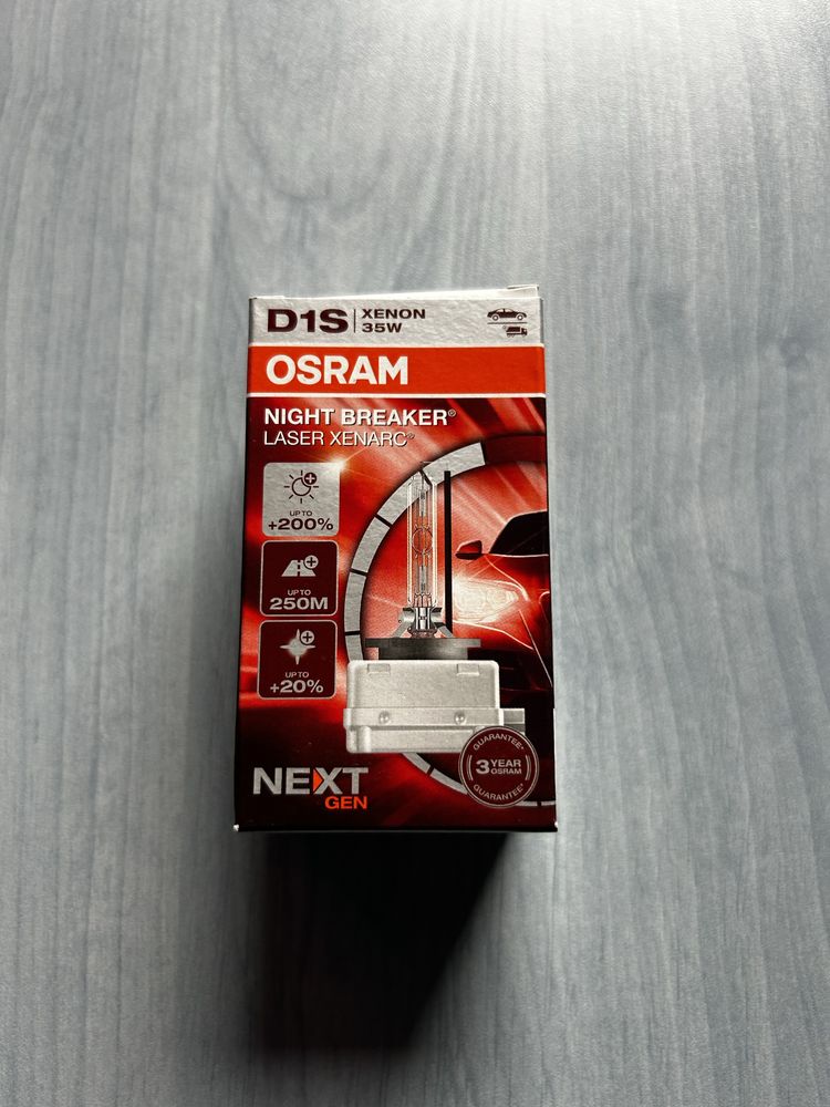 Becuri xenon Originale  Osram D1S , D3S  Night Breaker Laser