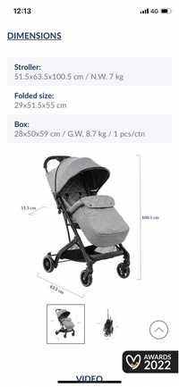 Baby Stroller light weighted