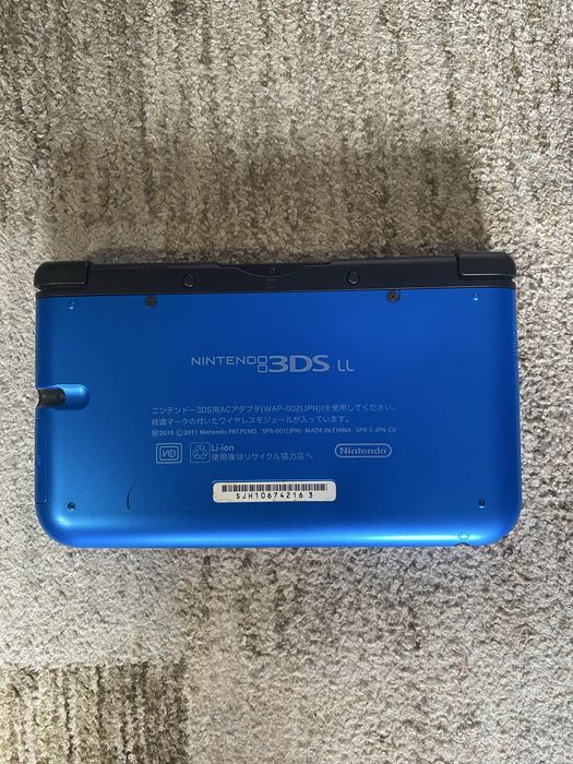 Nintendo 3ds XL / LL japan albastru inchis / blue