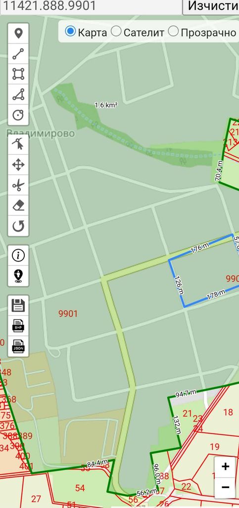Продава се Парцел в Добрич, Христо Ботев - 1700 кв.м за 6 €/кв.м - Снимка #2