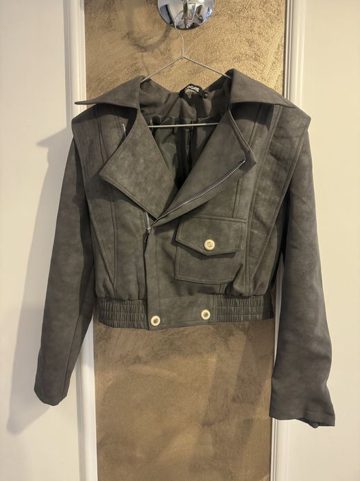 Jacheta biker bogas nasturi military