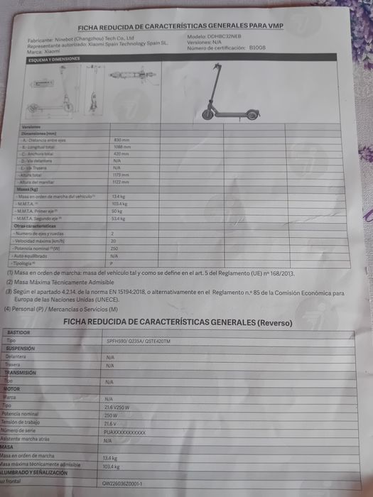 Vând trotineta electrica xiaomi go 4  ,20km/h