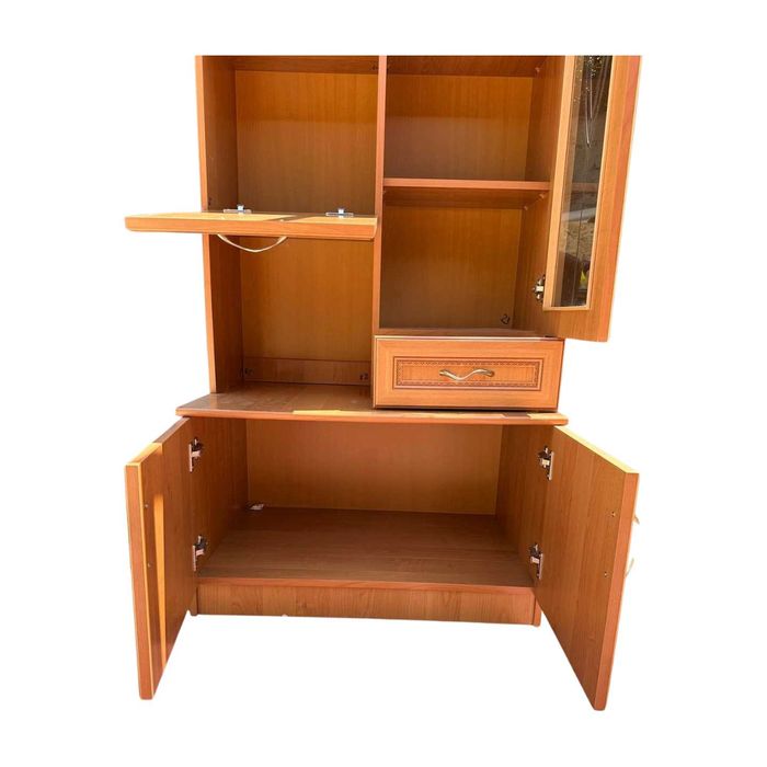 Corp de Biblioteca cu Vitrina; Dulap cu rafturi si sertar