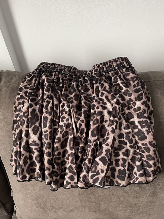 Fusta scurta animal print