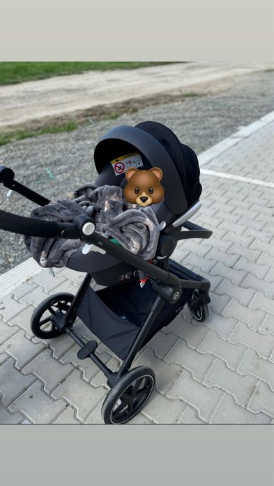 Carucior Cybex Eos Basic 3 în 1 Lava Grey