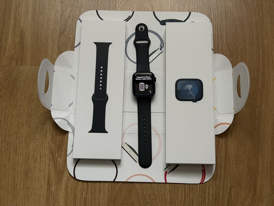 Apple Watch Series 9 2023 GPS + Cellular, Midnight Aluminium 45mm