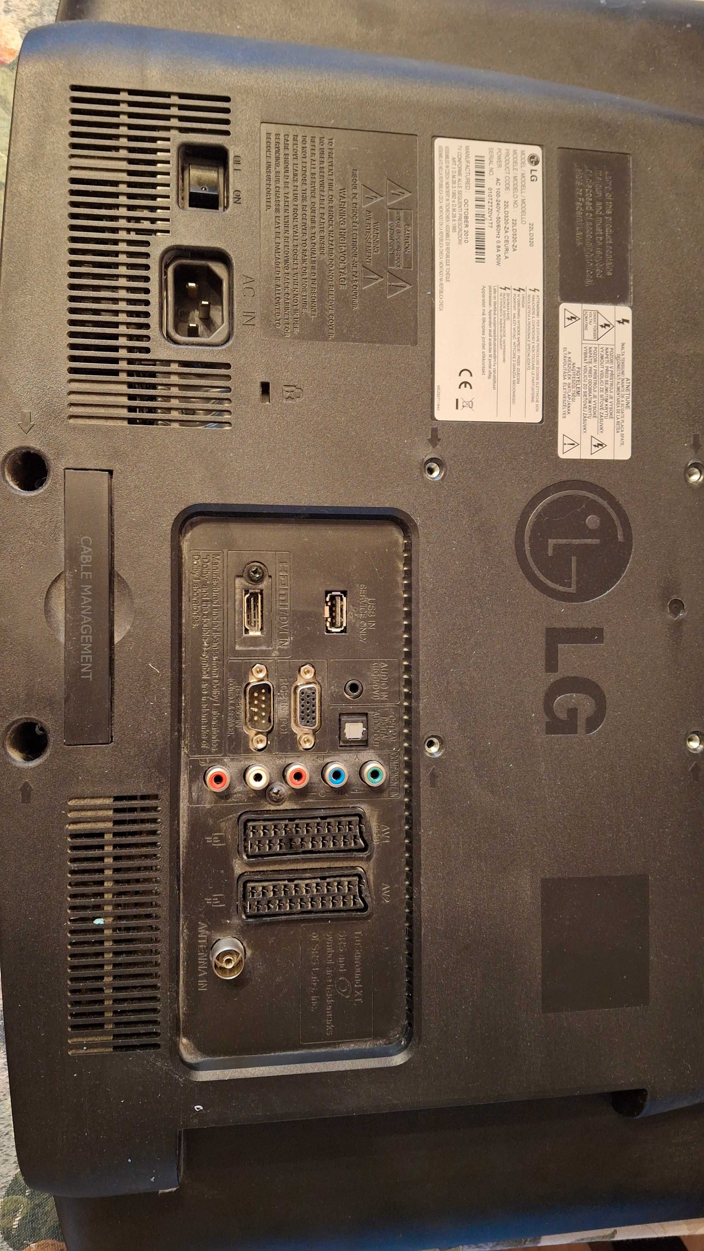 Продавам LCD телевизор LG 22LD 320