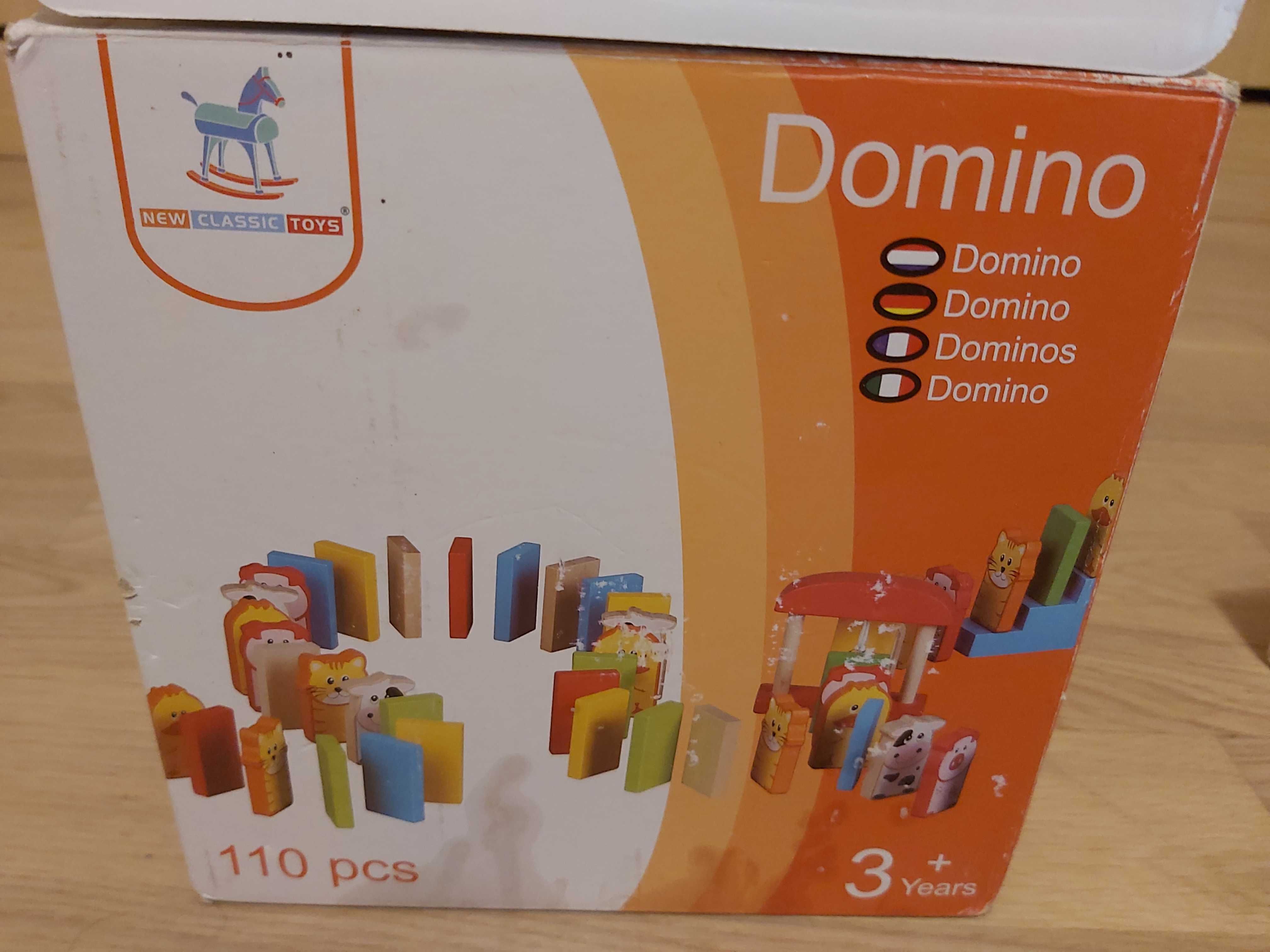 Domino 110 piese lemn