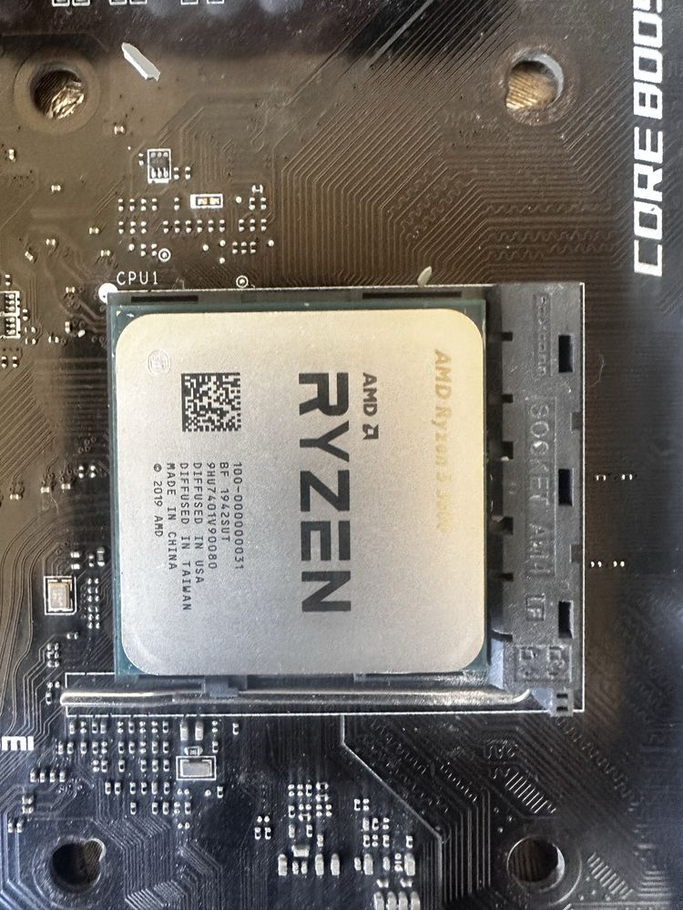 Продам связку msi b450-A Pro и  AMD Ryzen 5 3600 и озу