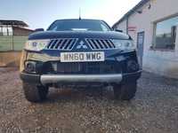 Bara fata Mitsubishi L200 Facelift 2010 - 2015 NEGRU X08 (613) model fara spalatoare far ...