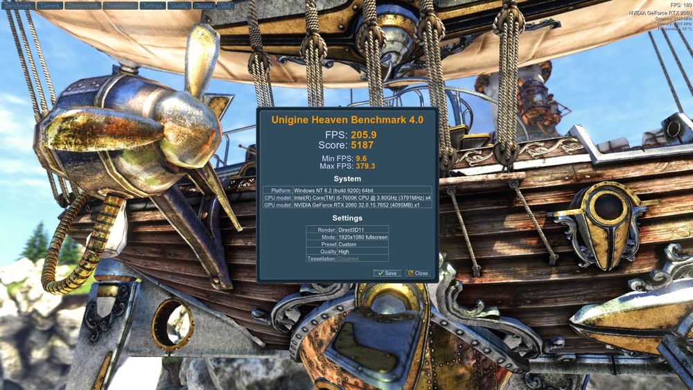 PC Gaming - [ RTX 2060 / I5-7600k / 16Gb RAM / 1.2 TB ] Windows Activ