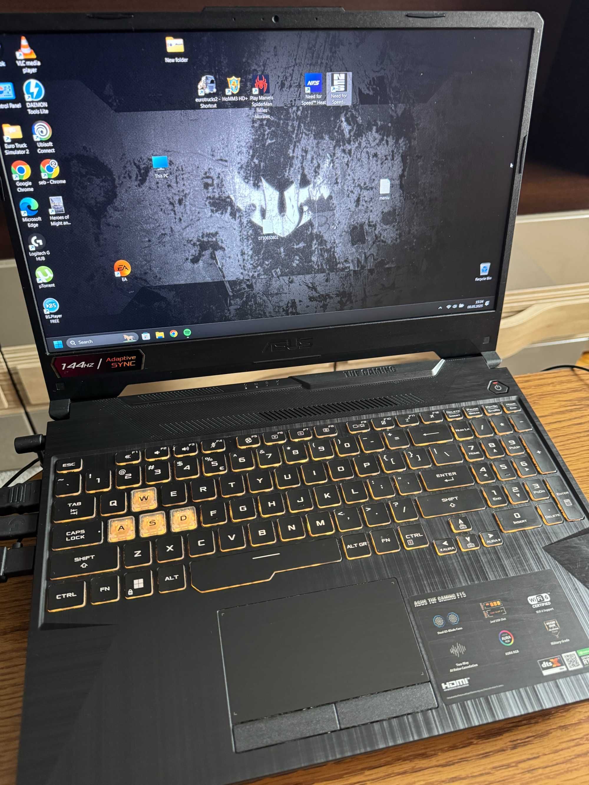 Vand Laptop Gaming Laptop ASUS TUF F15-FX506H, I5-11400H, RTX3050TI-4G