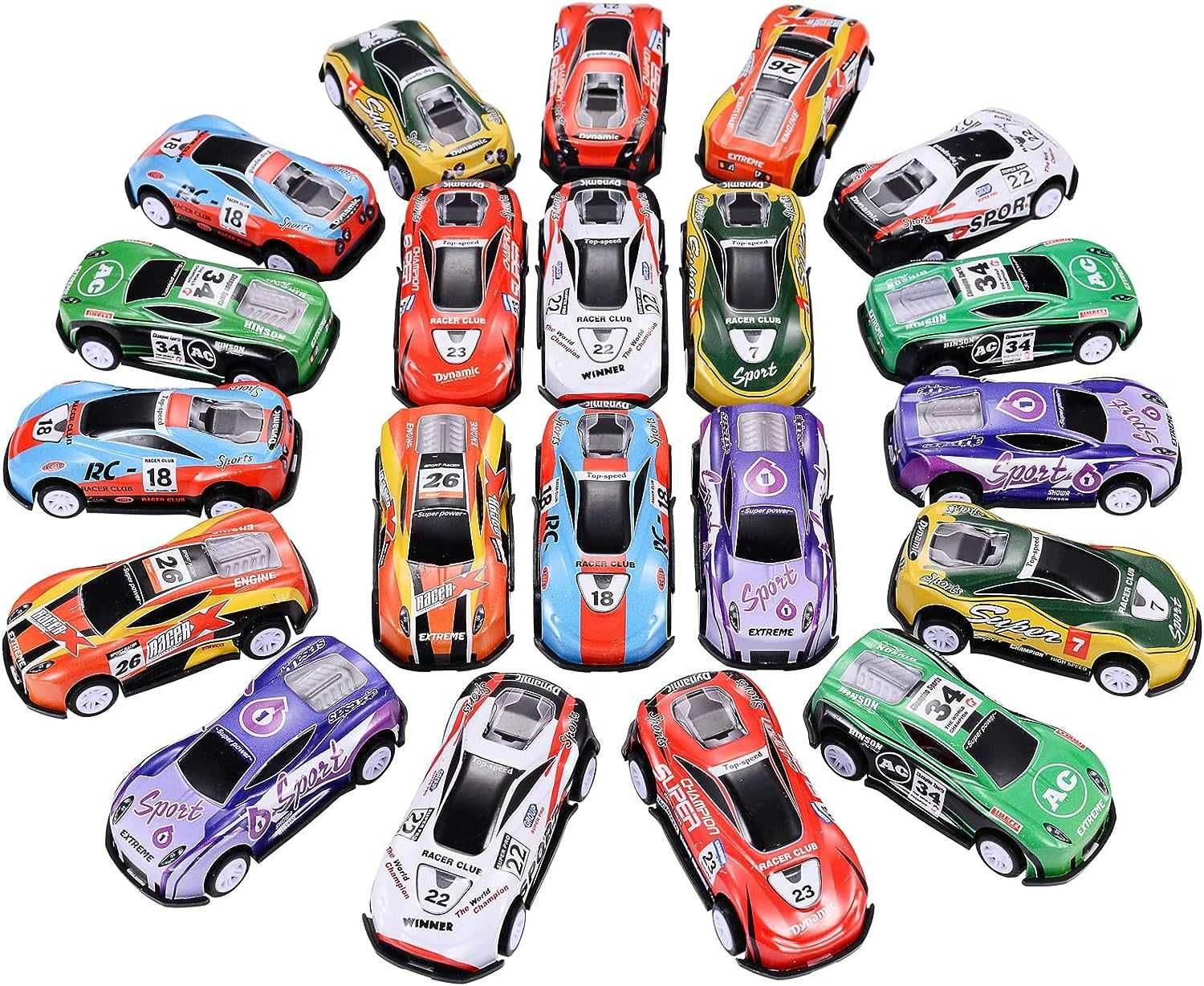 Игрушечный набор моделей автомобилей - 21 шт (возраст 3+)