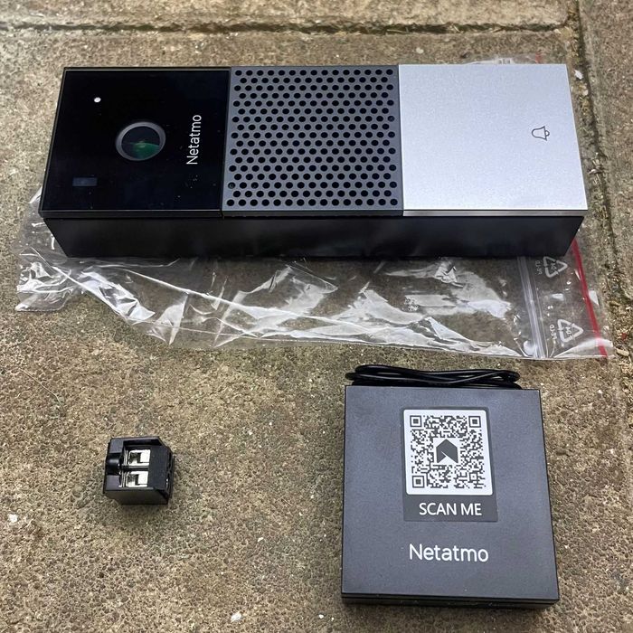 Netatmo NDB-DE – Sonerie video inteligentă cu cameră, Wi-Fi