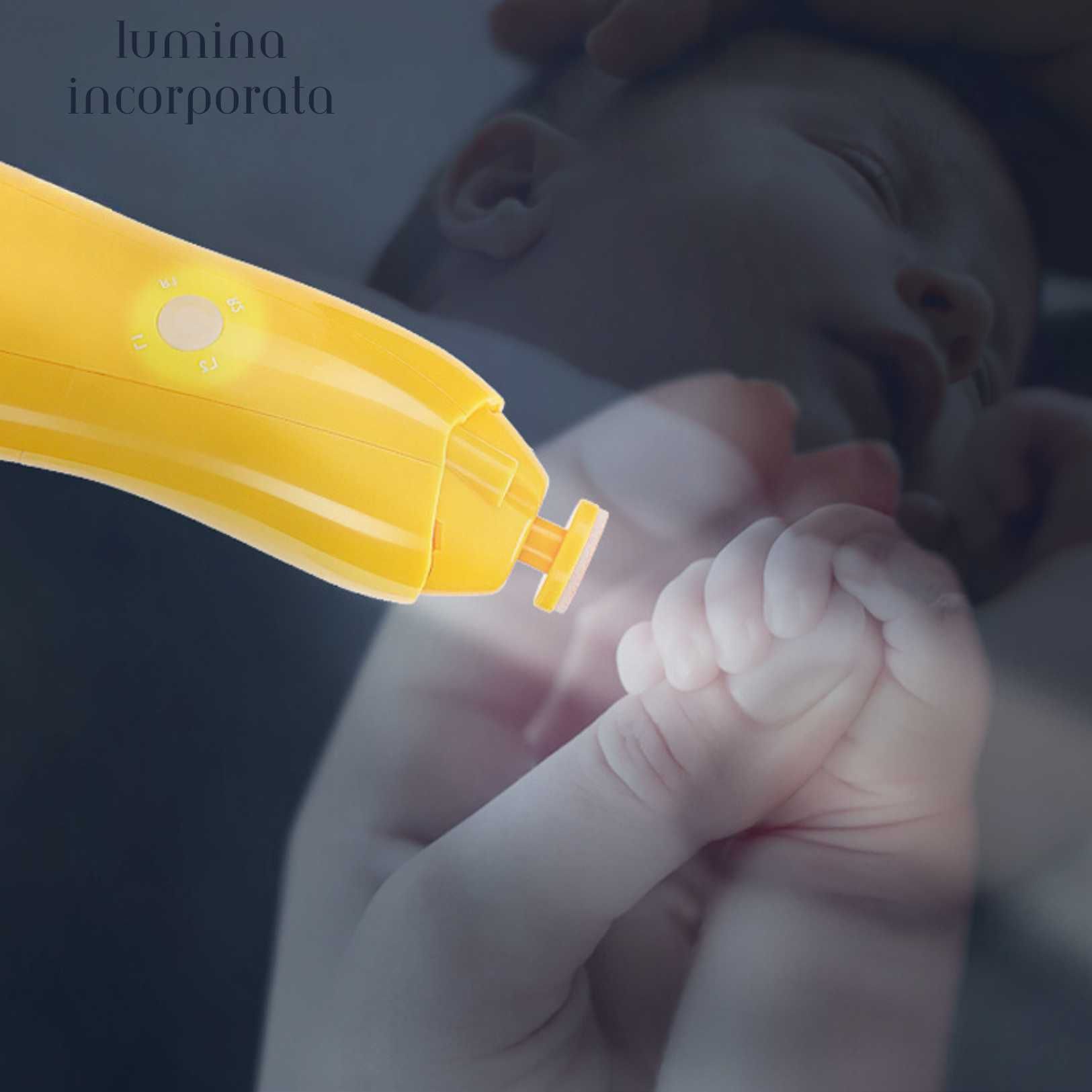 Pila electrica unghii pentru bebelusi, copii, adulti ,4 viteze