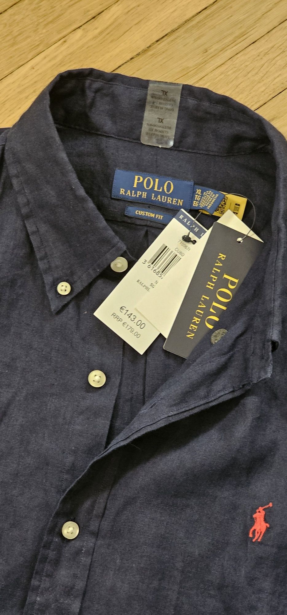 Camasa din in Polo Ralph Lauren, originala, marimea XL