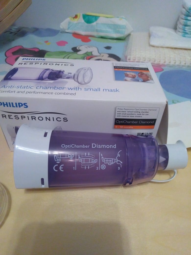 Camera inhalare Philips Respironics Optichamber Diamond masca 0-18luni