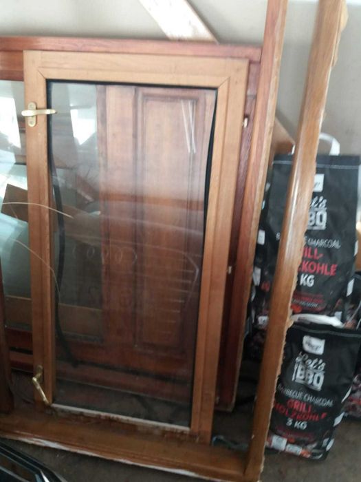 Tamplarie lemn pentru geam termopan stejar şi frasin