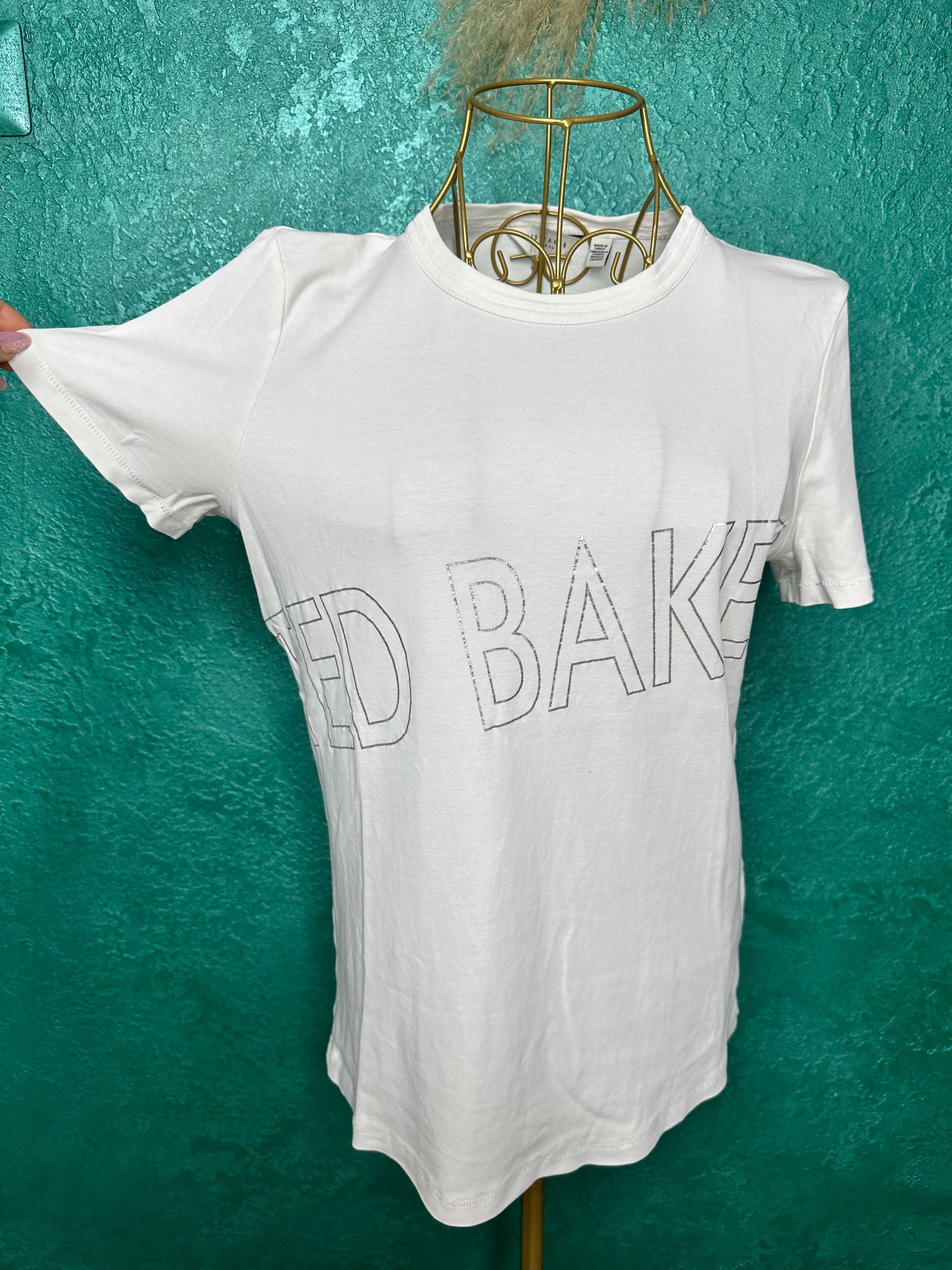 Tricou alb TED BAKER, mărimea S/M