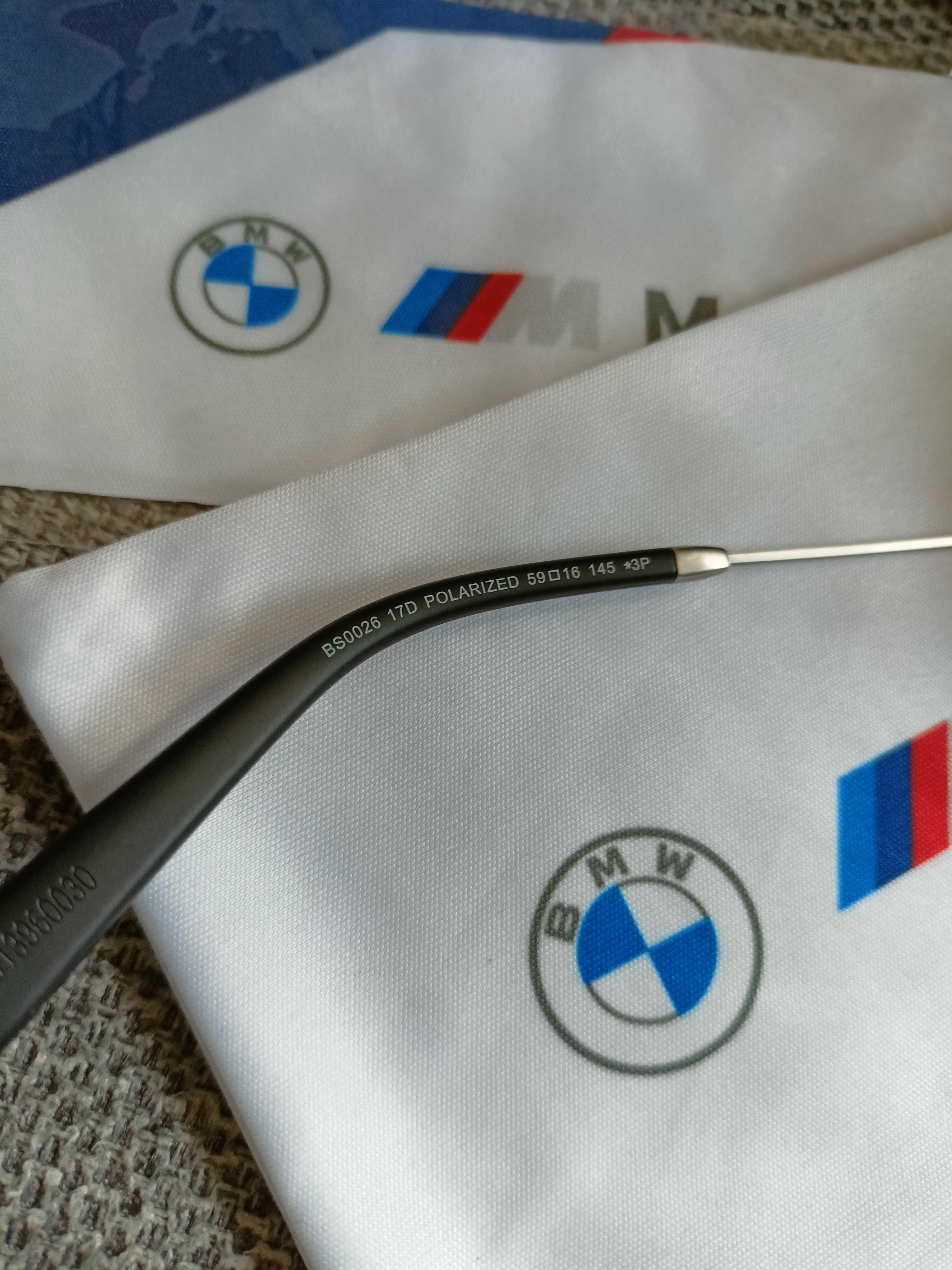 Слънчеви очила BMW Motorsport, сребристи, авиатор, поляризация