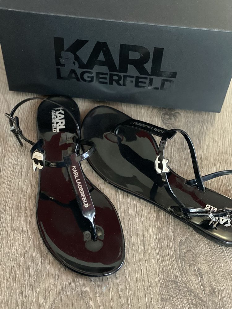 Силиконови сандали на Karl Lagerfeld