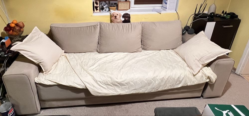 Триместен разтегателен диван Его / Виденов