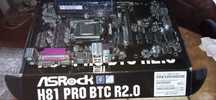 Placa de baza Asrock H81 R2.0 , cpu intel G3220T si memorie 4gb ddr3