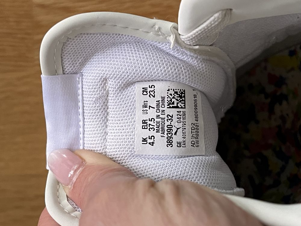 Кецове puma 37,5 бяло бежаво