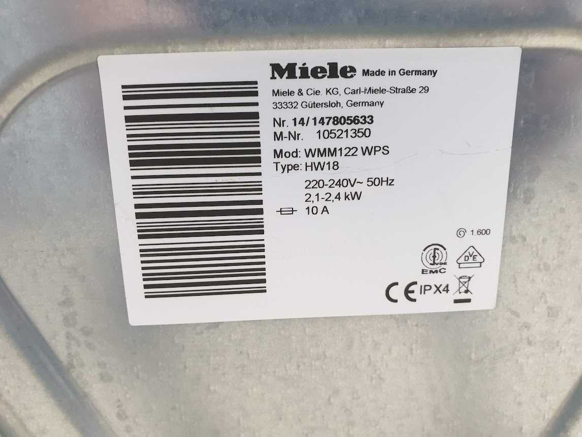 9кг Miele Пералня - TwinDos - 1600rpm - Миеле 12м Гаранция