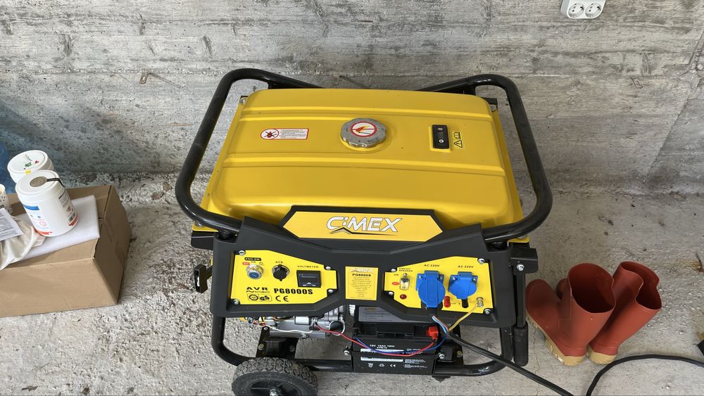 Авариен генератор за ток 6.5 kW, AVR + ATS табло за автоматичен старт