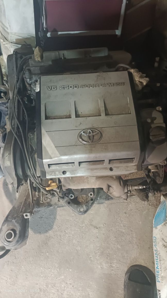 Продам ДВС, 2 MZ-fe 2.5. и АКПП на Тоyota mark II qualis2 MZ-fe 2.5